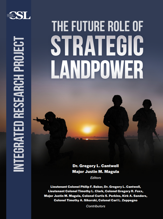 The Future Role Of Strategic Landpower > Us Army War College 